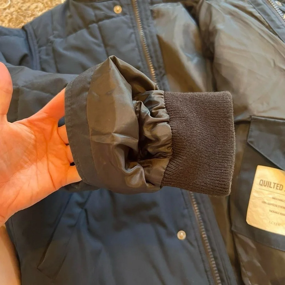 j crew nordic quilted puffer jacket
